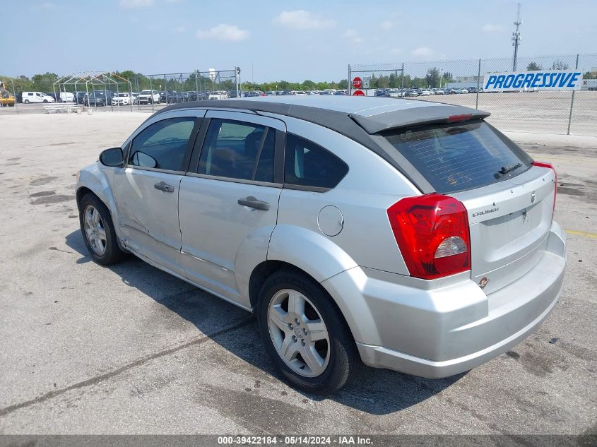 2007 Dodge Caliber Sxt VIN: 1B3HB48B77D562654 Lot: 39422184