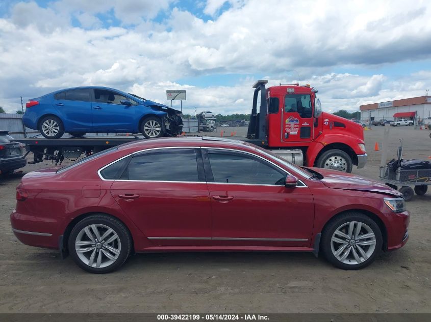 2017 Volkswagen Passat 1.8T Sel Premium VIN: 1VWCT7A38HC044650 Lot: 39422199