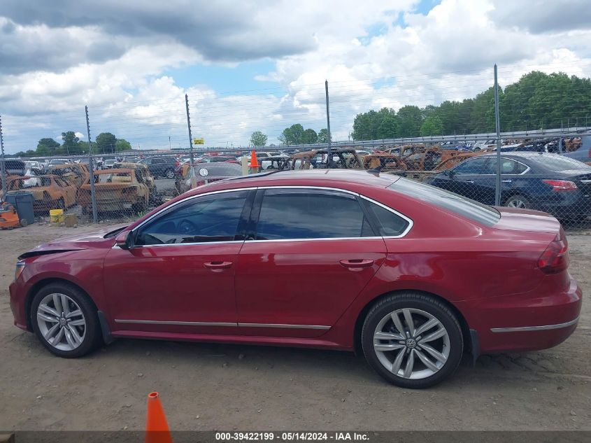 2017 Volkswagen Passat 1.8T Sel Premium VIN: 1VWCT7A38HC044650 Lot: 39422199