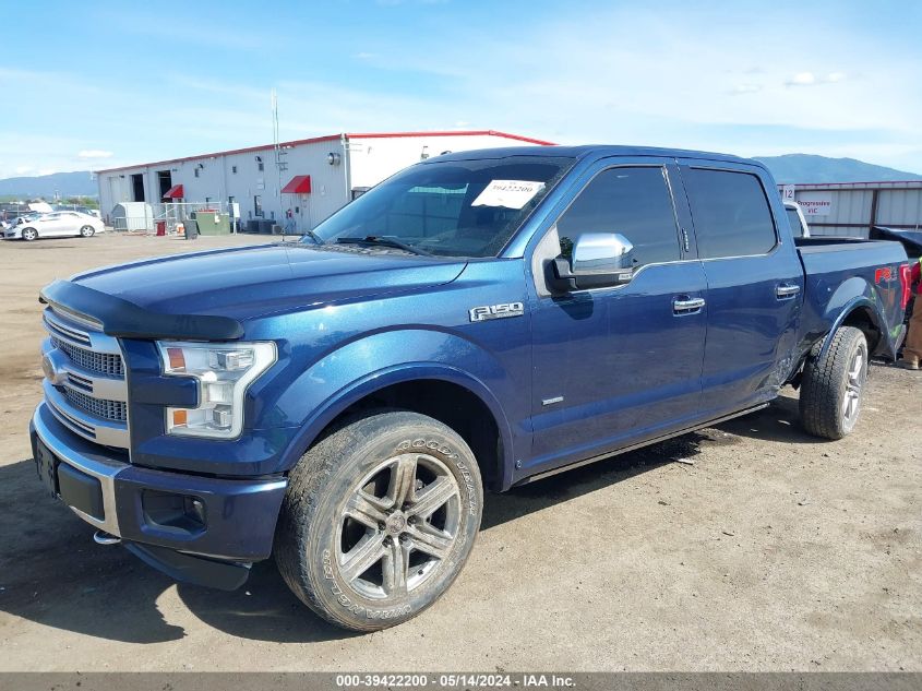 2015 Ford F-150 Platinum VIN: 1FTEW1EG9FFC24065 Lot: 39422200