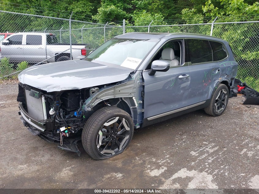 2024 Kia Telluride Ex VIN: 5XYP34GC5RG496255 Lot: 39422202