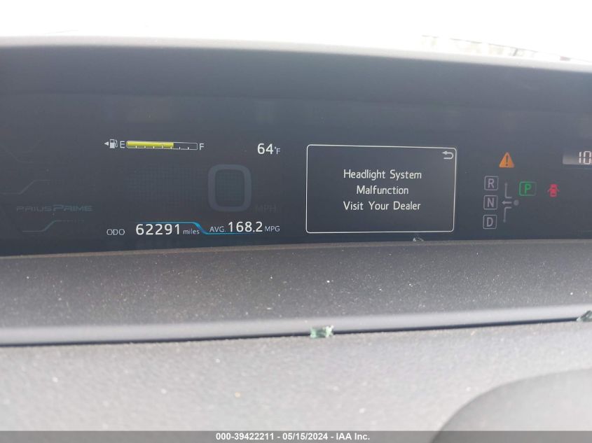 2018 Toyota Prius Prime Premium VIN: JTDKARFP0J3098770 Lot: 39422211