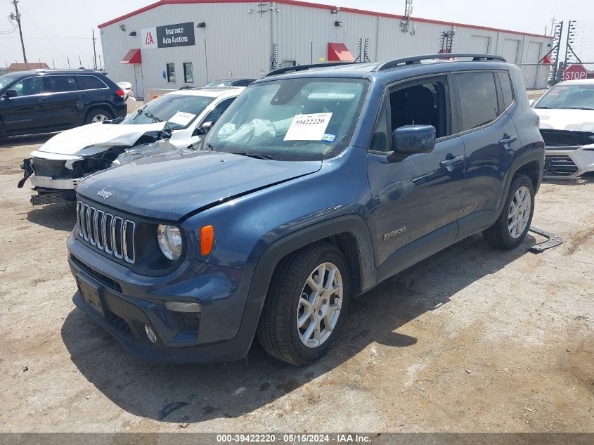 2021 Jeep Renegade Latitude Fwd VIN: ZACNJCBB3MPM24112 Lot: 39422220