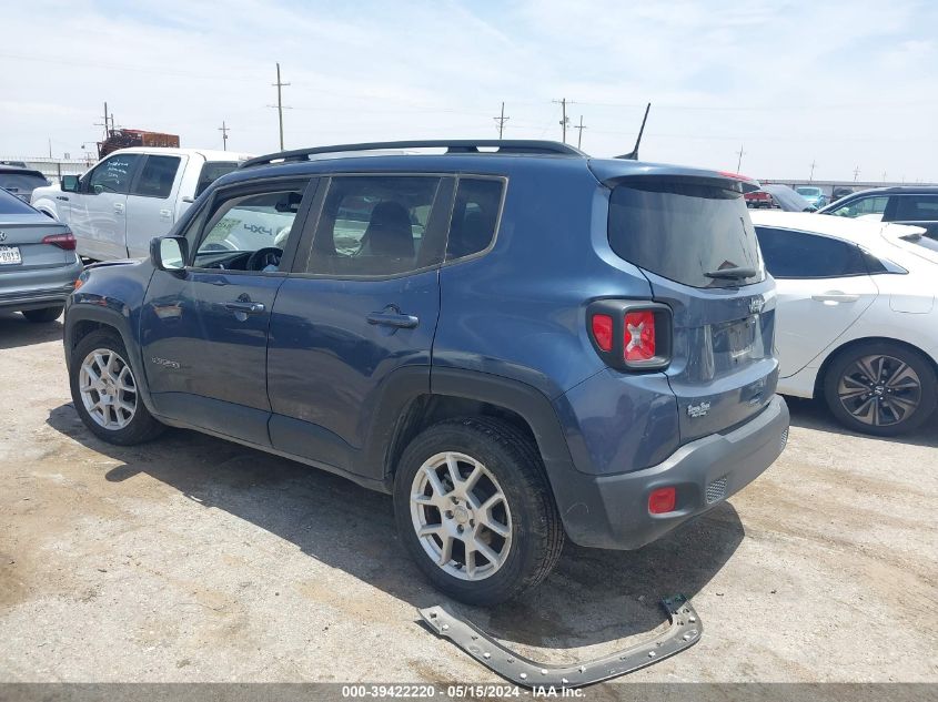 2021 Jeep Renegade Latitude Fwd VIN: ZACNJCBB3MPM24112 Lot: 39422220