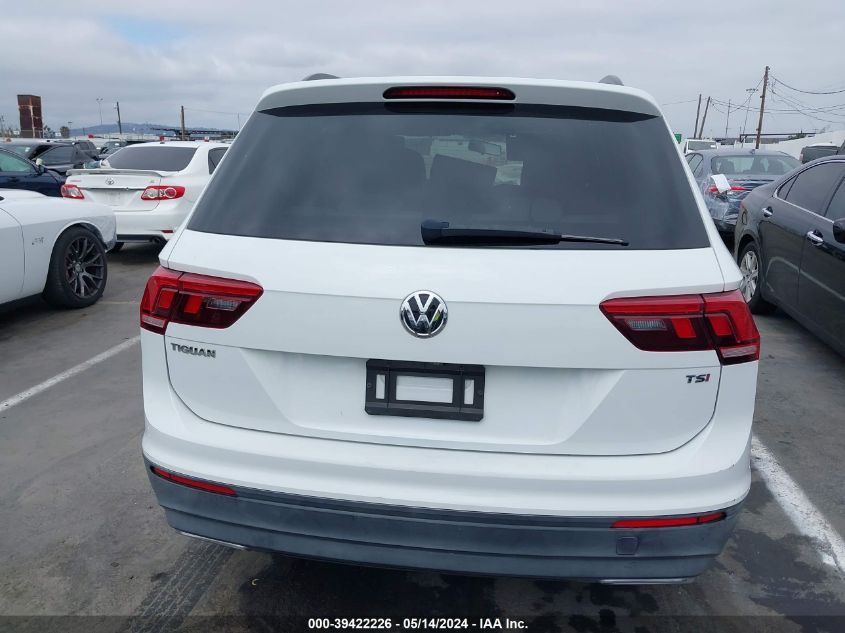 2018 VOLKSWAGEN TIGUAN S - 3VV1B7AX7JM064121