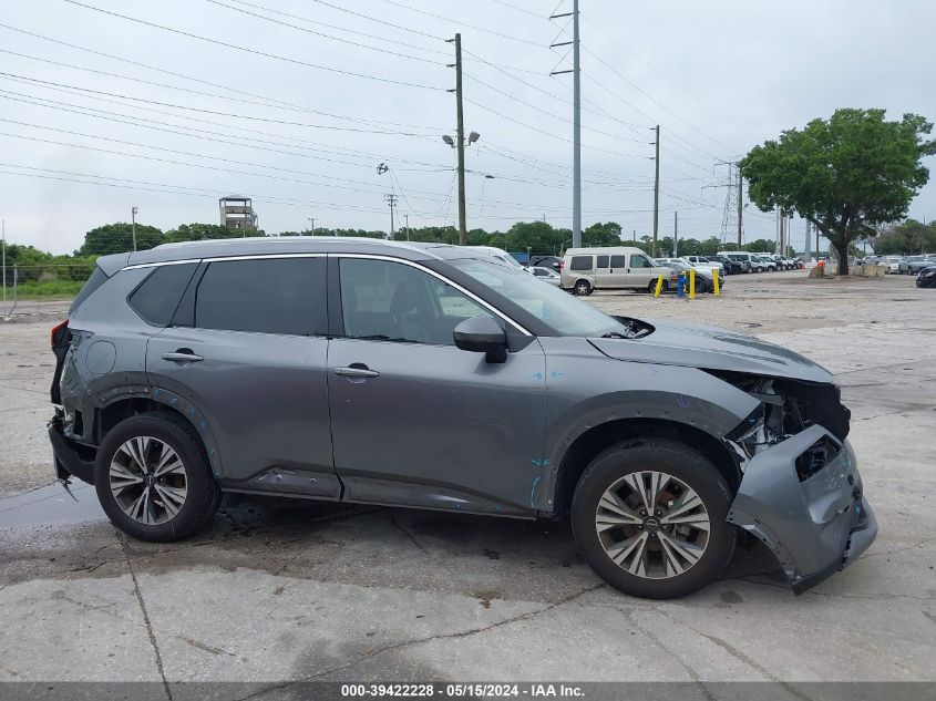 2022 Nissan Rogue Sv Intelligent Awd VIN: JN8BT3BB4NW335657 Lot: 39422228