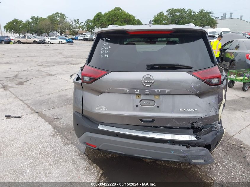 2022 NISSAN ROGUE SV INTELLIGENT AWD - JN8BT3BB4NW335657