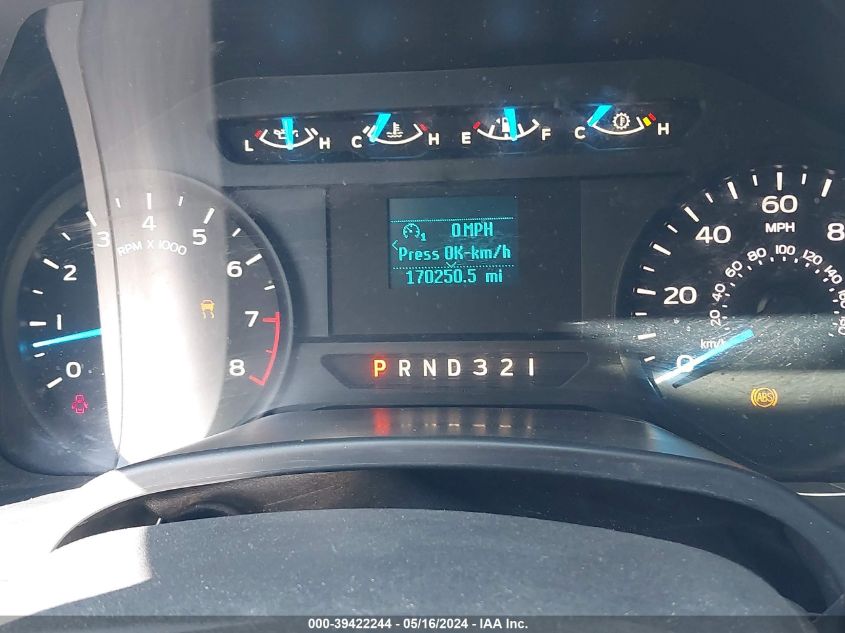 2017 Ford F-150 Xl VIN: 1FTMF1C87HKE27179 Lot: 39422244