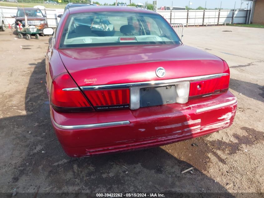 2000 Mercury Grand Marquis Gs VIN: 2MEFM74W7YX715553 Lot: 39422262