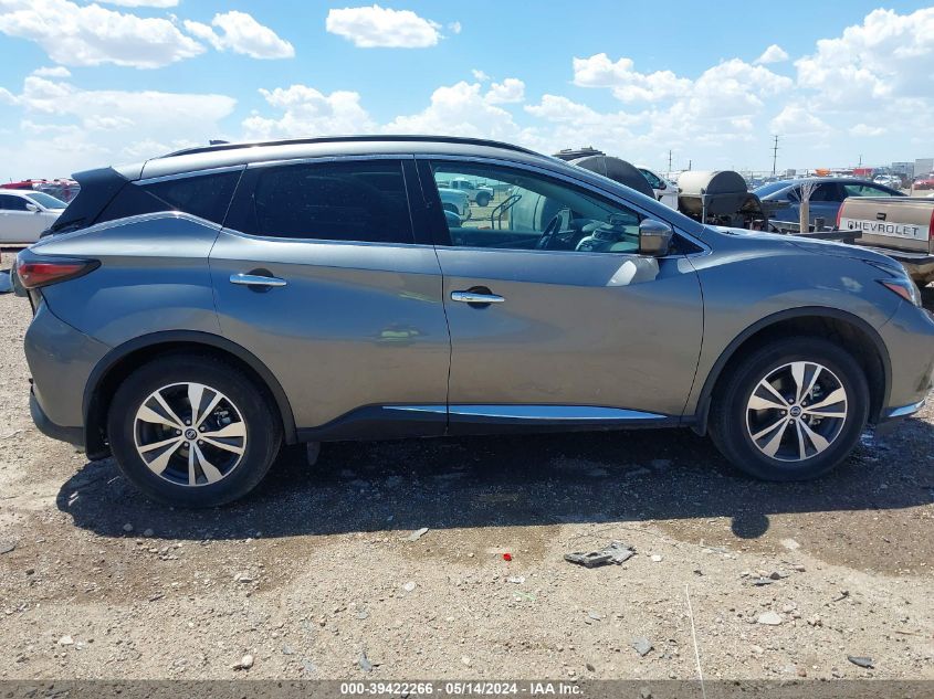 2021 Nissan Murano Sv Fwd VIN: 5N1AZ2BJ8MC145699 Lot: 39422266