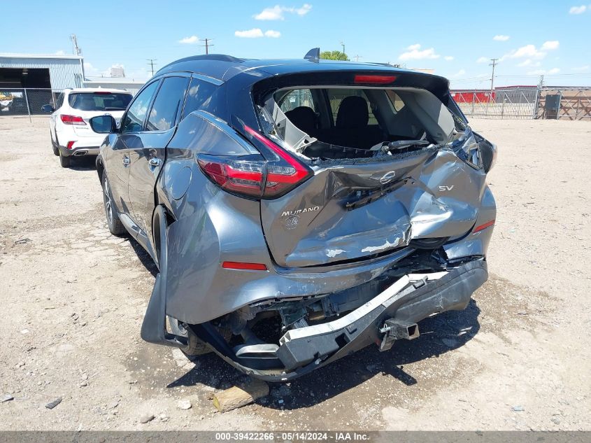 2021 Nissan Murano Sv Fwd VIN: 5N1AZ2BJ8MC145699 Lot: 39422266