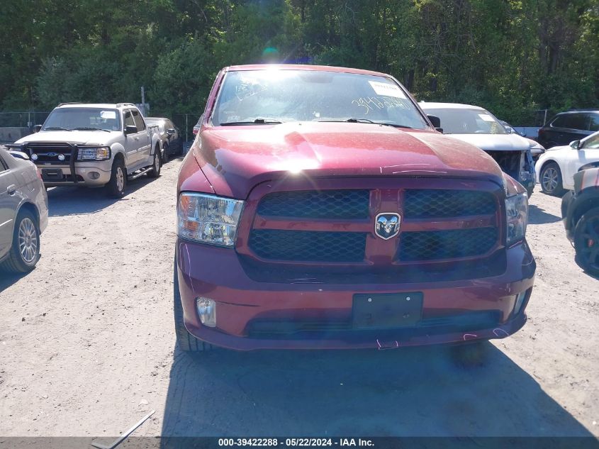 2018 Ram 1500 Express Quad Cab 4X4 6'4 Box VIN: 1C6RR7FT6JS158072 Lot: 39422288