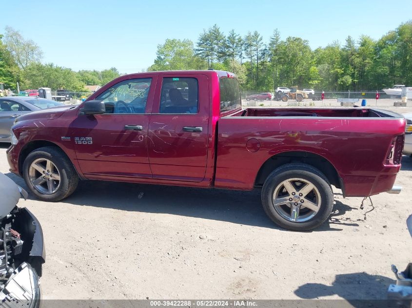 2018 Ram 1500 Express Quad Cab 4X4 6'4 Box VIN: 1C6RR7FT6JS158072 Lot: 39422288