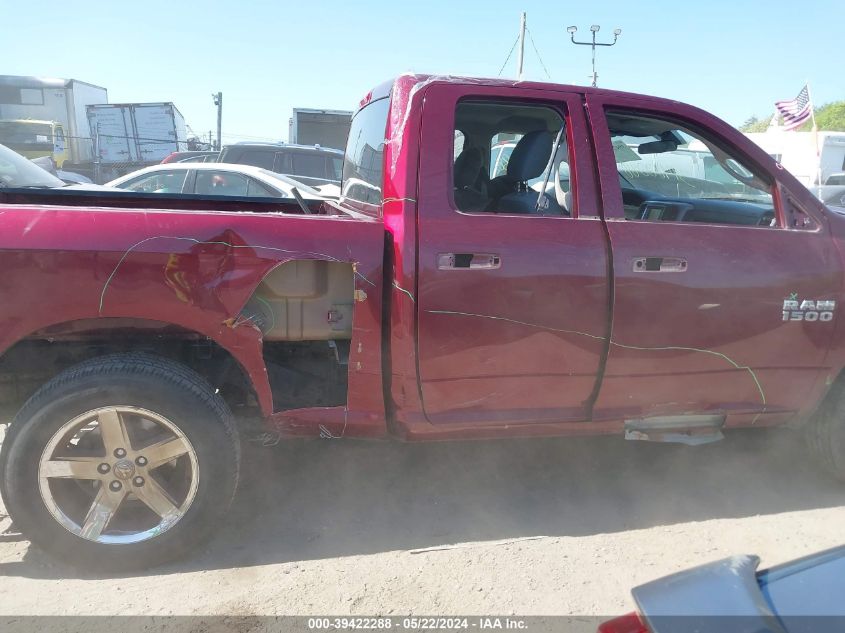 2018 Ram 1500 Express Quad Cab 4X4 6'4 Box VIN: 1C6RR7FT6JS158072 Lot: 39422288