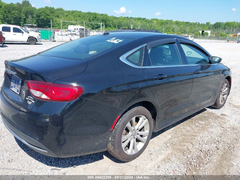 2015 Chrysler 200 Limited VIN: 1C3CCCAB0FN534556 Lot: 39422289