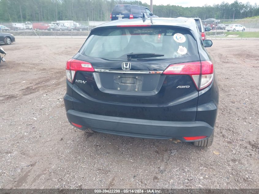 2020 Honda Hr-V Awd Lx VIN: 3CZRU6H3XLM722911 Lot: 39422298