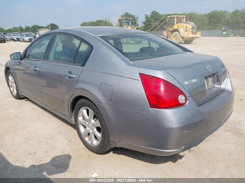 2007 Nissan Maxima 3.5 Sl VIN: 1N4BA41E57C805742 Lot: 39422308