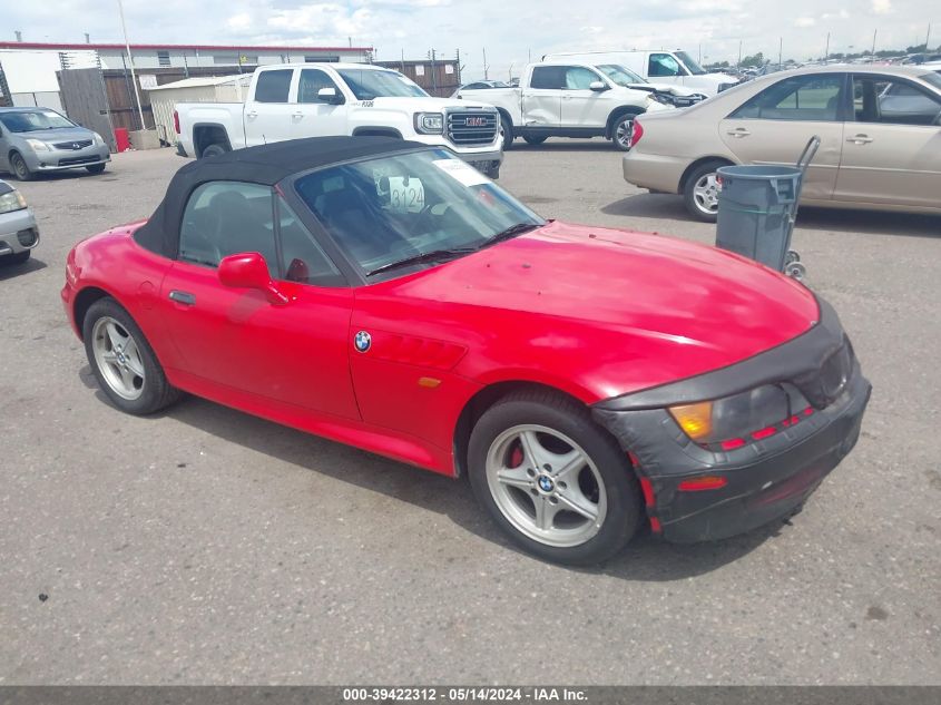 1997 BMW Z3 1.9L Roadster VIN: 4USCH7325VLB84463 Lot: 39422312