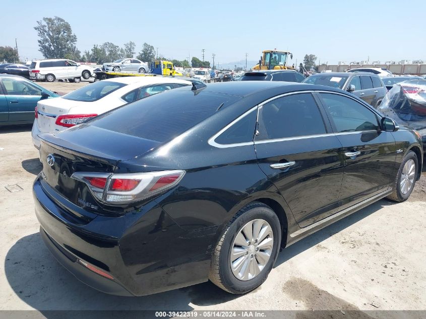 2017 Hyundai Sonata Hybrid Se VIN: KMHE24L31HA063221 Lot: 39422319