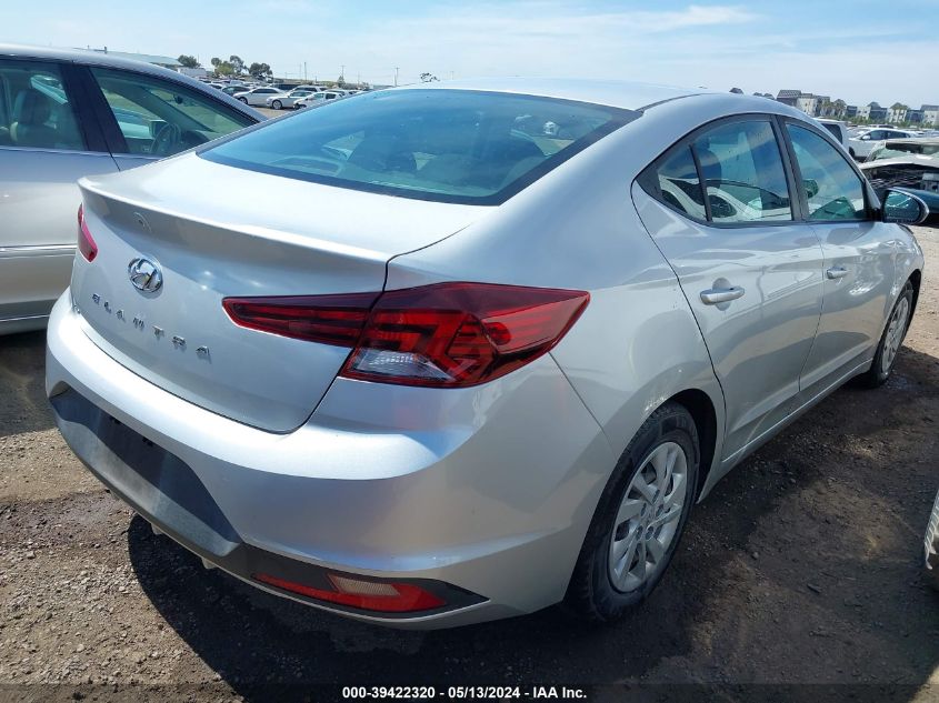 2019 Hyundai Elantra Se VIN: KMHD74LF2KU793247 Lot: 39422320