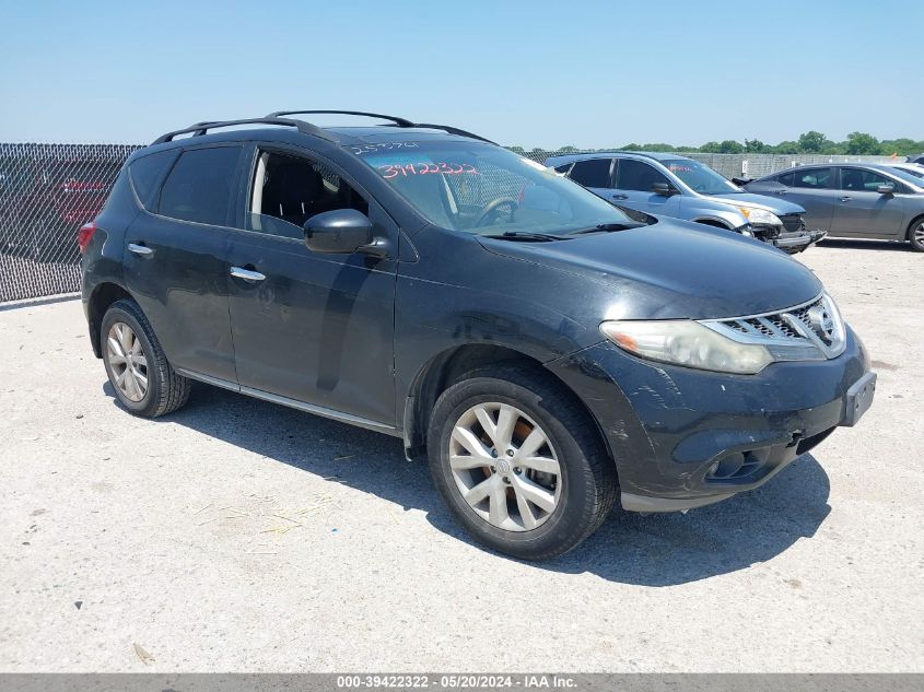 2012 Nissan Murano Sv VIN: JN8AZ1MU8CW105338 Lot: 39422322