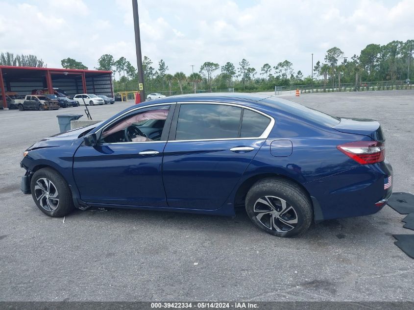 2017 Honda Accord Lx VIN: 1HGCR2F33HA265809 Lot: 39422334