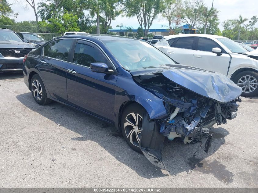 2017 Honda Accord Lx VIN: 1HGCR2F33HA265809 Lot: 39422334