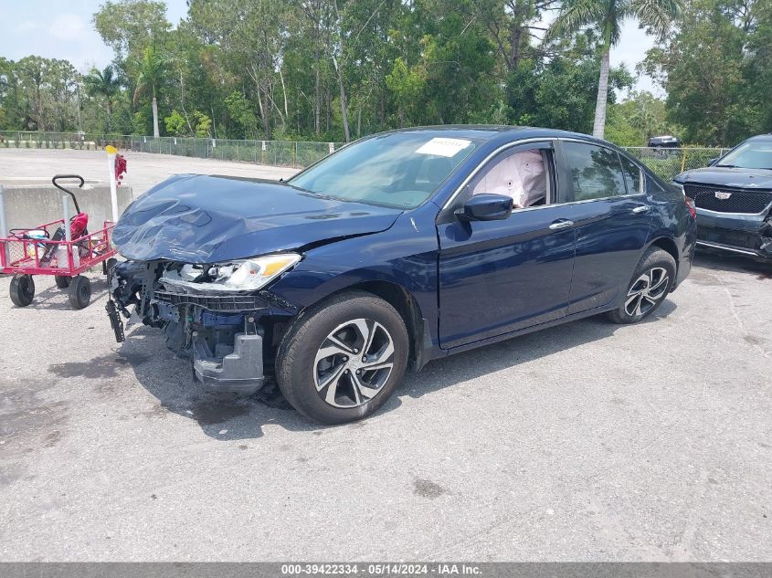 2017 Honda Accord Lx VIN: 1HGCR2F33HA265809 Lot: 39422334