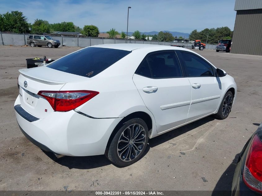 2015 Toyota Corolla S Plus VIN: 2T1BURHE9FC371075 Lot: 39422351