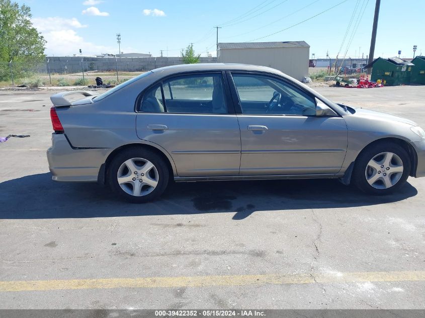 2004 Honda Civic Ex VIN: 2HGES26864H537385 Lot: 39422352