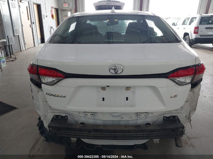 2021 TOYOTA COROLLA VIN: 5YFEPMAE9MP256636