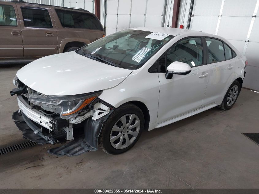 2021 TOYOTA COROLLA VIN: 5YFEPMAE9MP256636