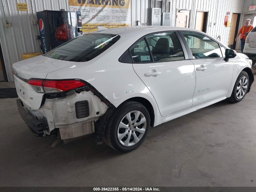 2021 TOYOTA COROLLA VIN: 5YFEPMAE9MP256636