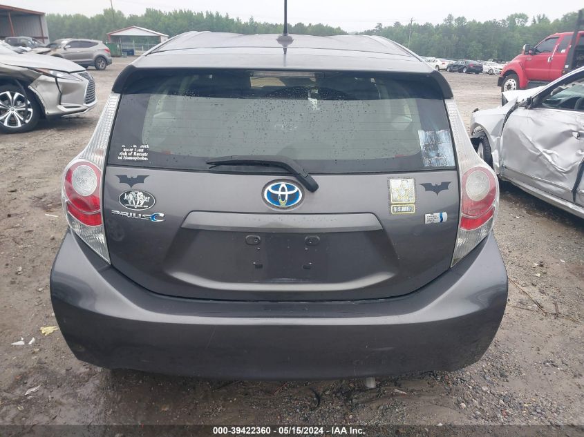 2012 Toyota Prius C Three VIN: JTDKDTB39C1508004 Lot: 39422360