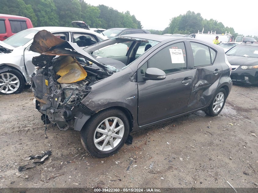 2012 Toyota Prius C Three VIN: JTDKDTB39C1508004 Lot: 39422360