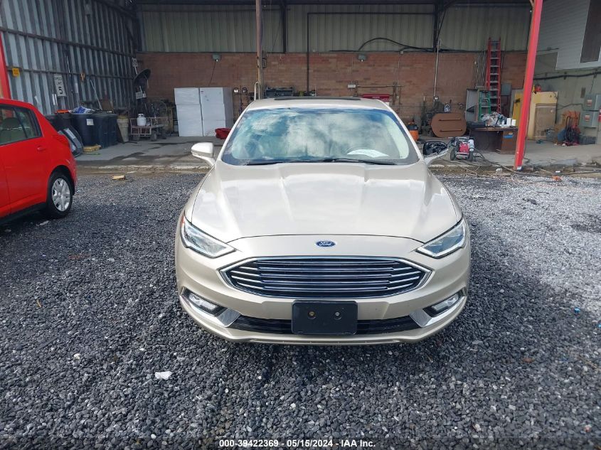 2017 Ford Fusion Titanium VIN: 3FA6P0K9XHR244287 Lot: 39422369