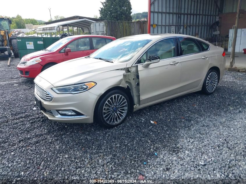 2017 Ford Fusion Titanium VIN: 3FA6P0K9XHR244287 Lot: 39422369