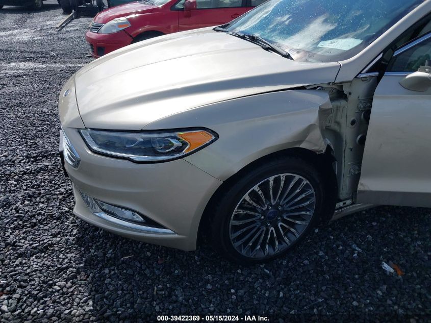 2017 Ford Fusion Titanium VIN: 3FA6P0K9XHR244287 Lot: 39422369