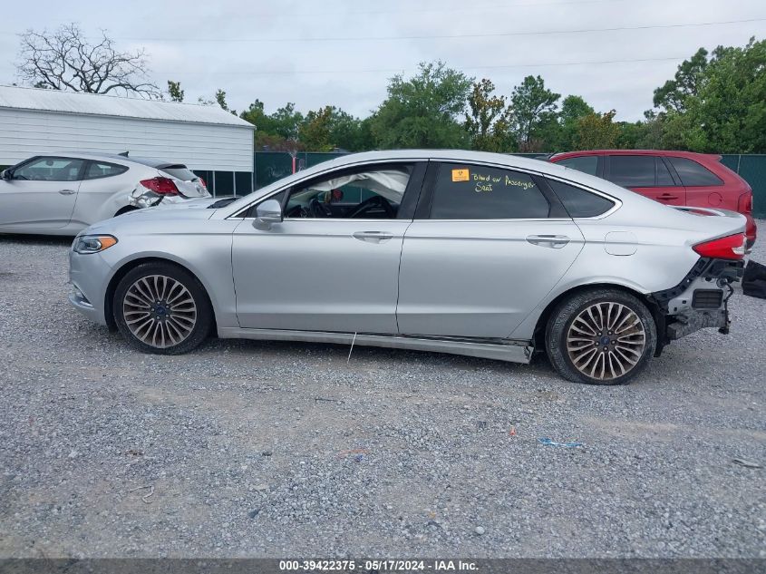 2018 Ford Fusion Titanium/Platinum VIN: 3FA6P0D99JR168936 Lot: 39422375