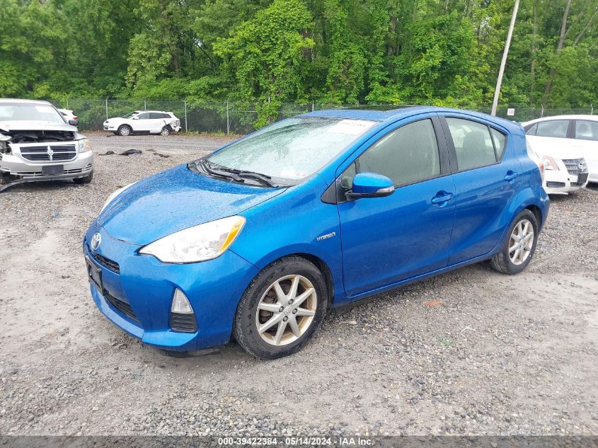 2013 Toyota Prius C Three VIN: JTDKDTB38D1032457 Lot: 39422384