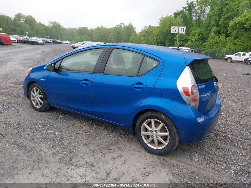 2013 Toyota Prius C Three VIN: JTDKDTB38D1032457 Lot: 39422384