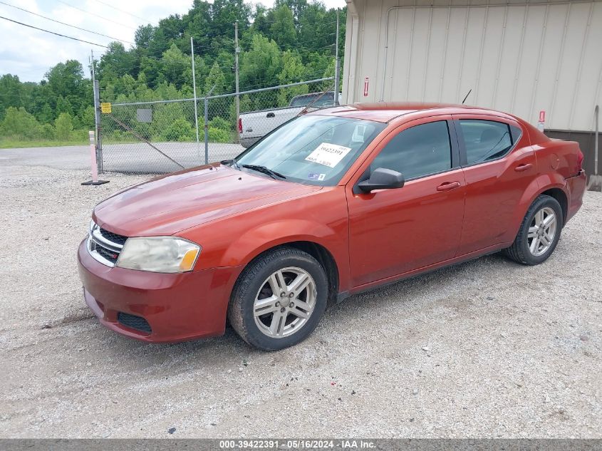 2012 Dodge Avenger Se VIN: 1C3CDZAB7CN276659 Lot: 39422391