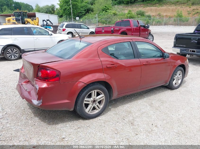 2012 Dodge Avenger Se VIN: 1C3CDZAB7CN276659 Lot: 39422391