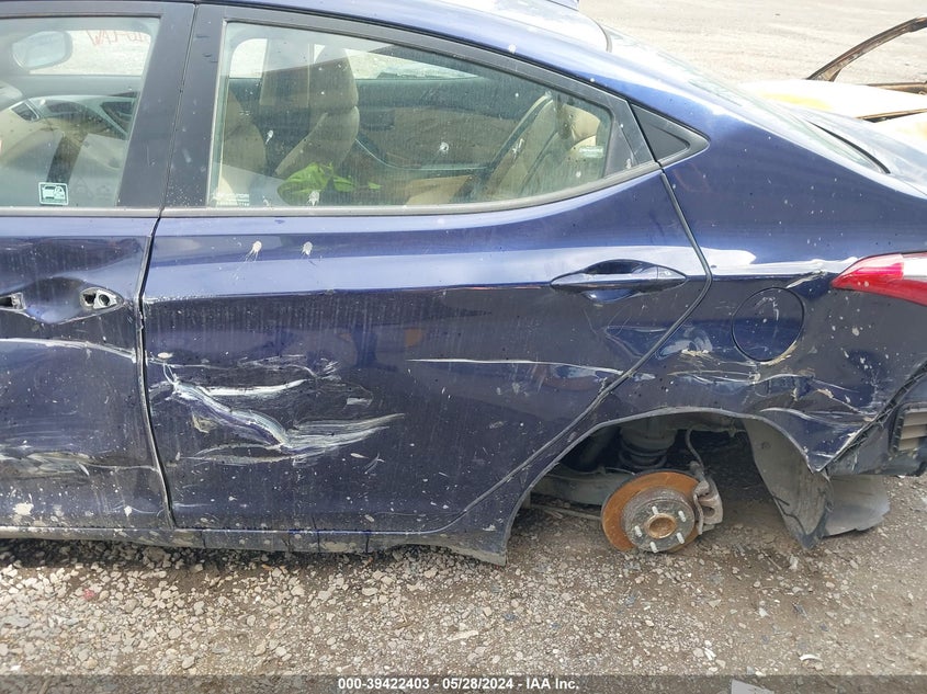 2013 Hyundai Elantra Gls VIN: 5NPDH4AE3DH266620 Lot: 39422403