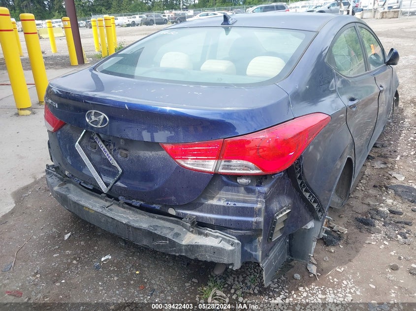 2013 Hyundai Elantra Gls VIN: 5NPDH4AE3DH266620 Lot: 39422403