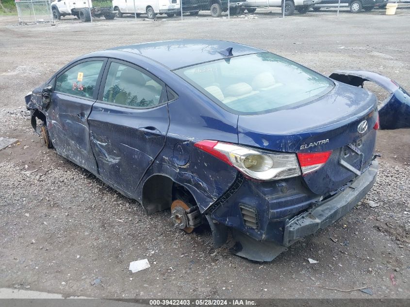 2013 Hyundai Elantra Gls VIN: 5NPDH4AE3DH266620 Lot: 39422403