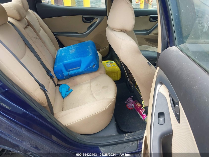 2013 Hyundai Elantra Gls VIN: 5NPDH4AE3DH266620 Lot: 39422403