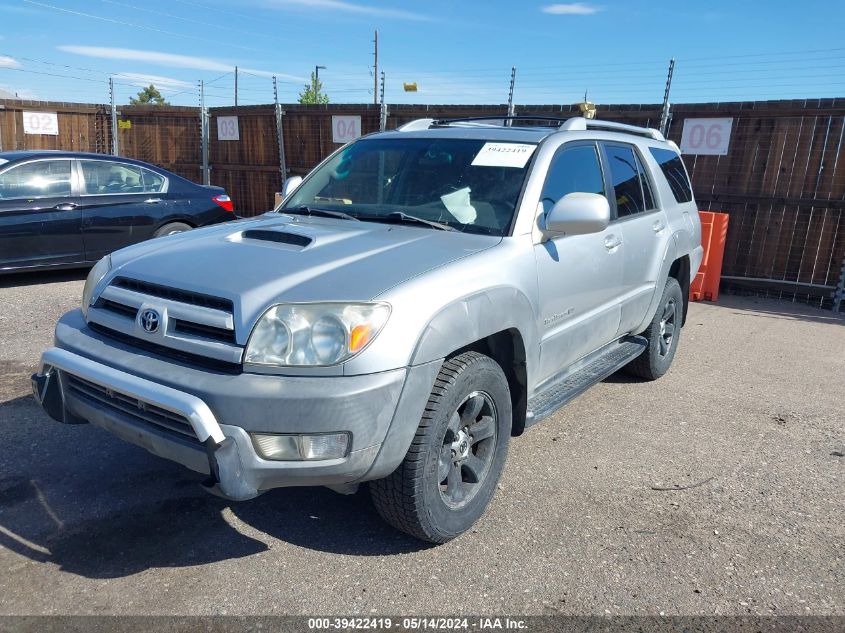 2003 Toyota 4Runner Sr5 Sport V6 VIN: JTEBU14R830001215 Lot: 39422419