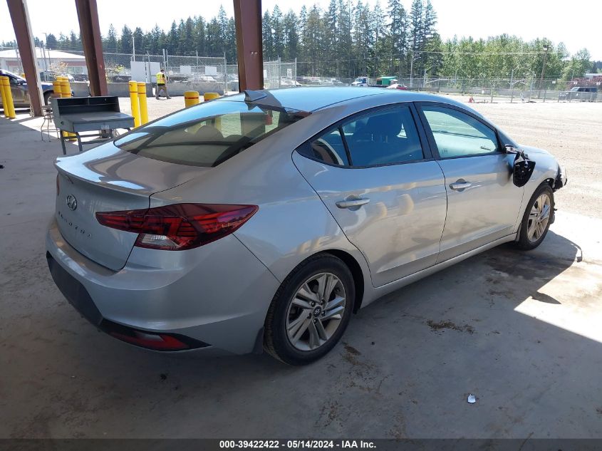 2020 Hyundai Elantra Sel VIN: KMHD84LF1LU960745 Lot: 39422422