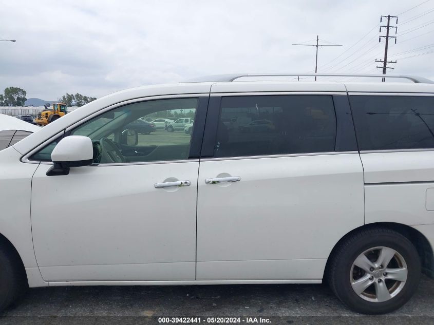 2016 Nissan Quest Platinum/S/Sl/Sv VIN: JN8AE2KP8G9154218 Lot: 39422441